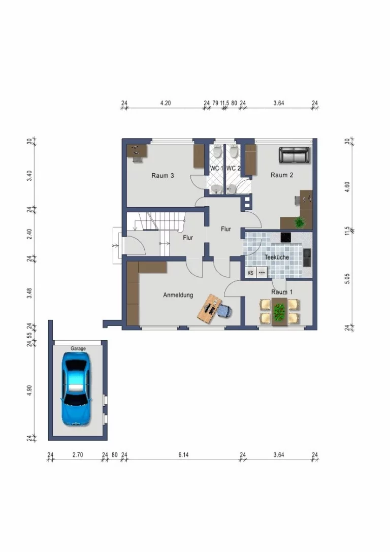 Perfekt gelegene Büro- oder Praxisfläche