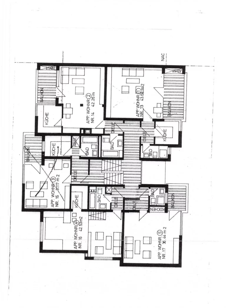 Grundriss - Wohnung  Nr. 17